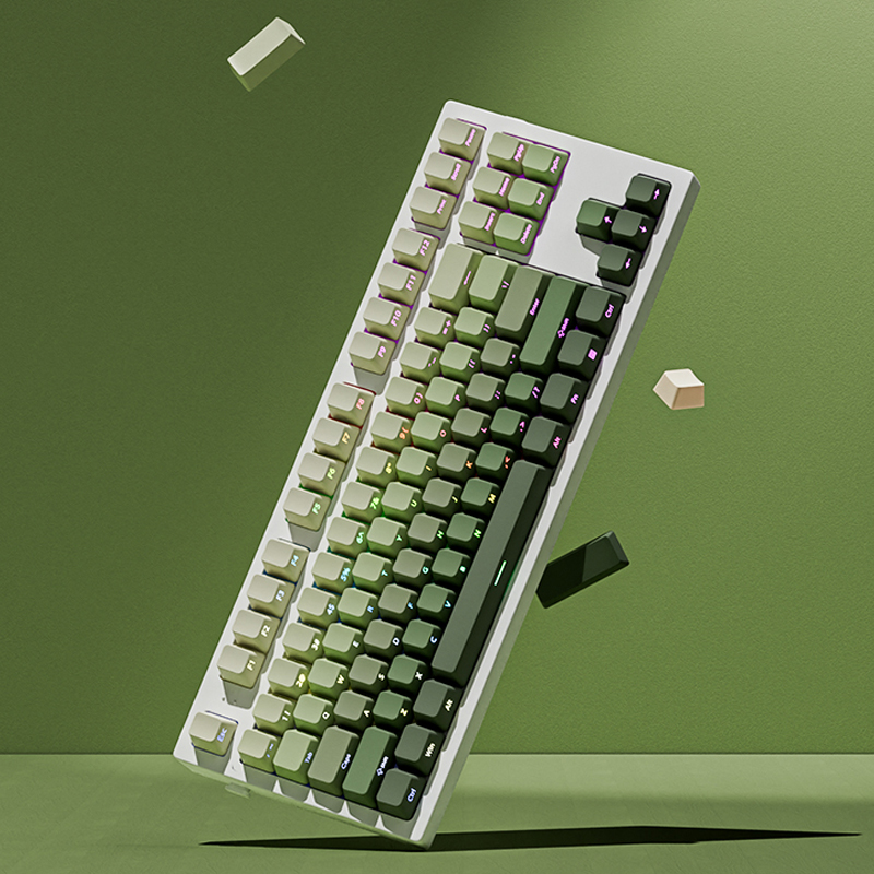 135 Key Cherry Profile Green G - Gaming Keyboard Typewriter のレビューと価格