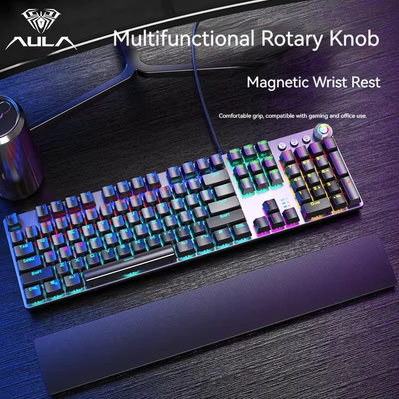 AULA F2088 Mechanical Keyboard - Keyboard Gaming Blue Switch のレビューと価格