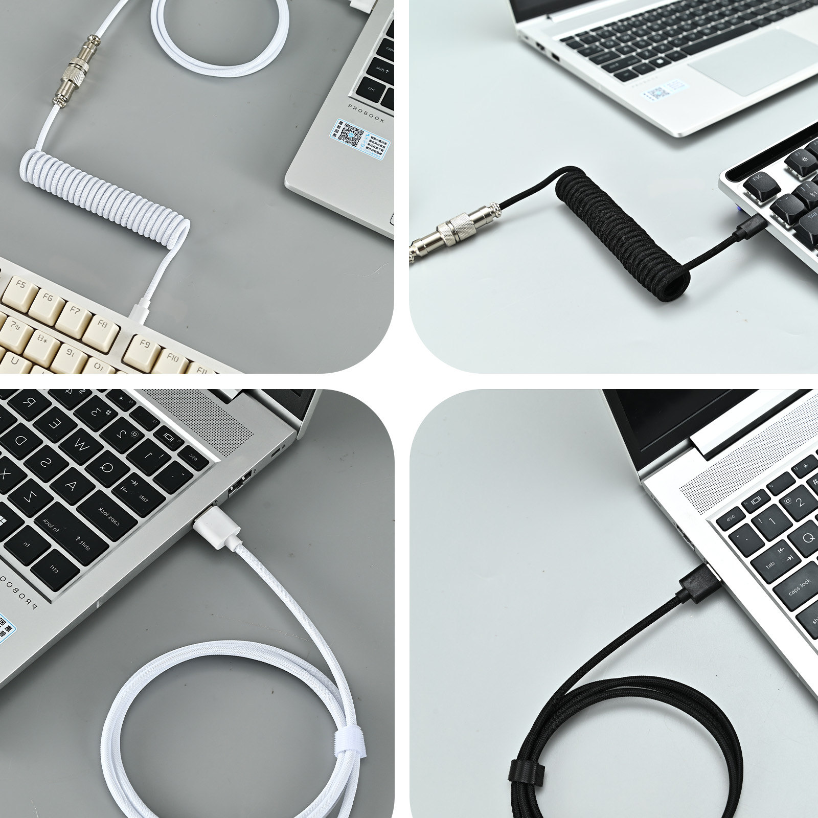 USB Type C Mechanical Keyboard - Coiled Usb Cable のレビューと価格
