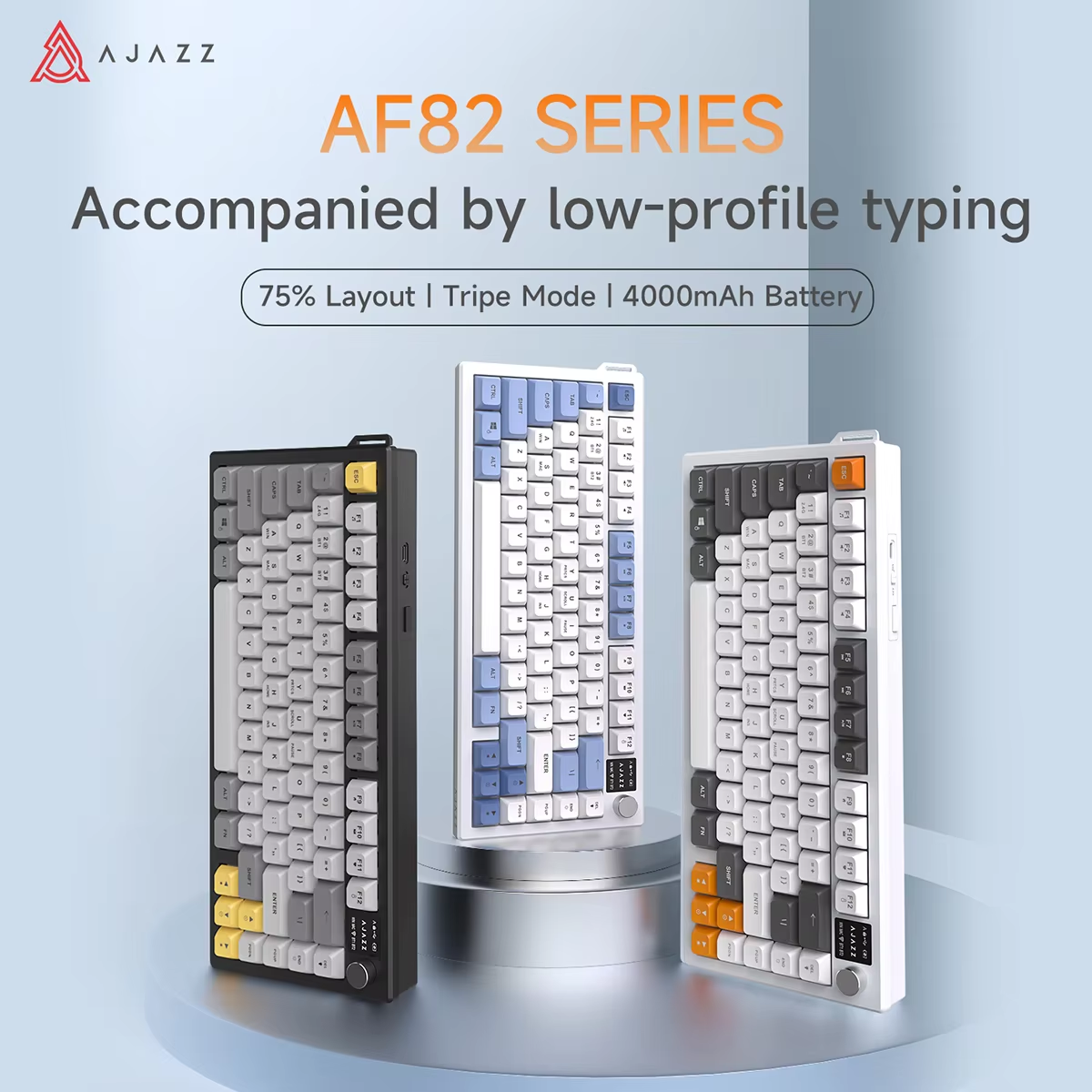 AJAZZ AF82 Low-Proflie Electro - Keyboard Gaming Blue Switch のレビューと価格