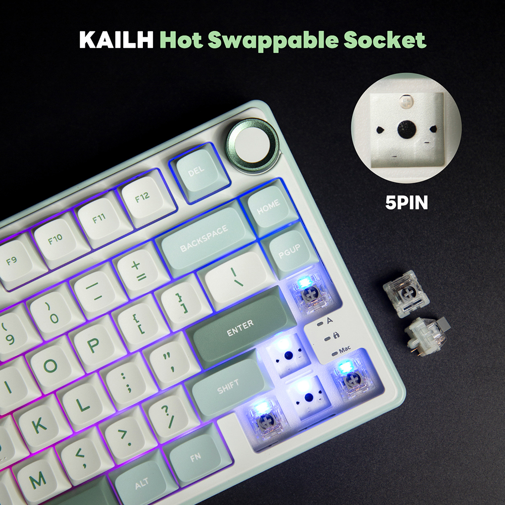 Royal Kludge RK R75 Brazilian  - Gaming Keyboard Mobile のレビューと価格