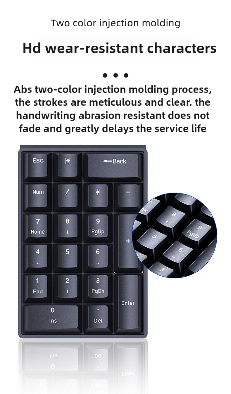 20 Keys Numeric Mechanical Wir - Gaming Keyboard No Number Pad のレビューと価格