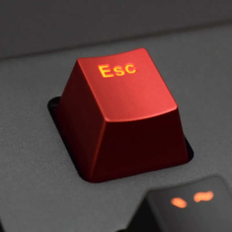 Metal Keycaps Matte Texture Tr - Keyboard Gaming Transparent のレビューと価格