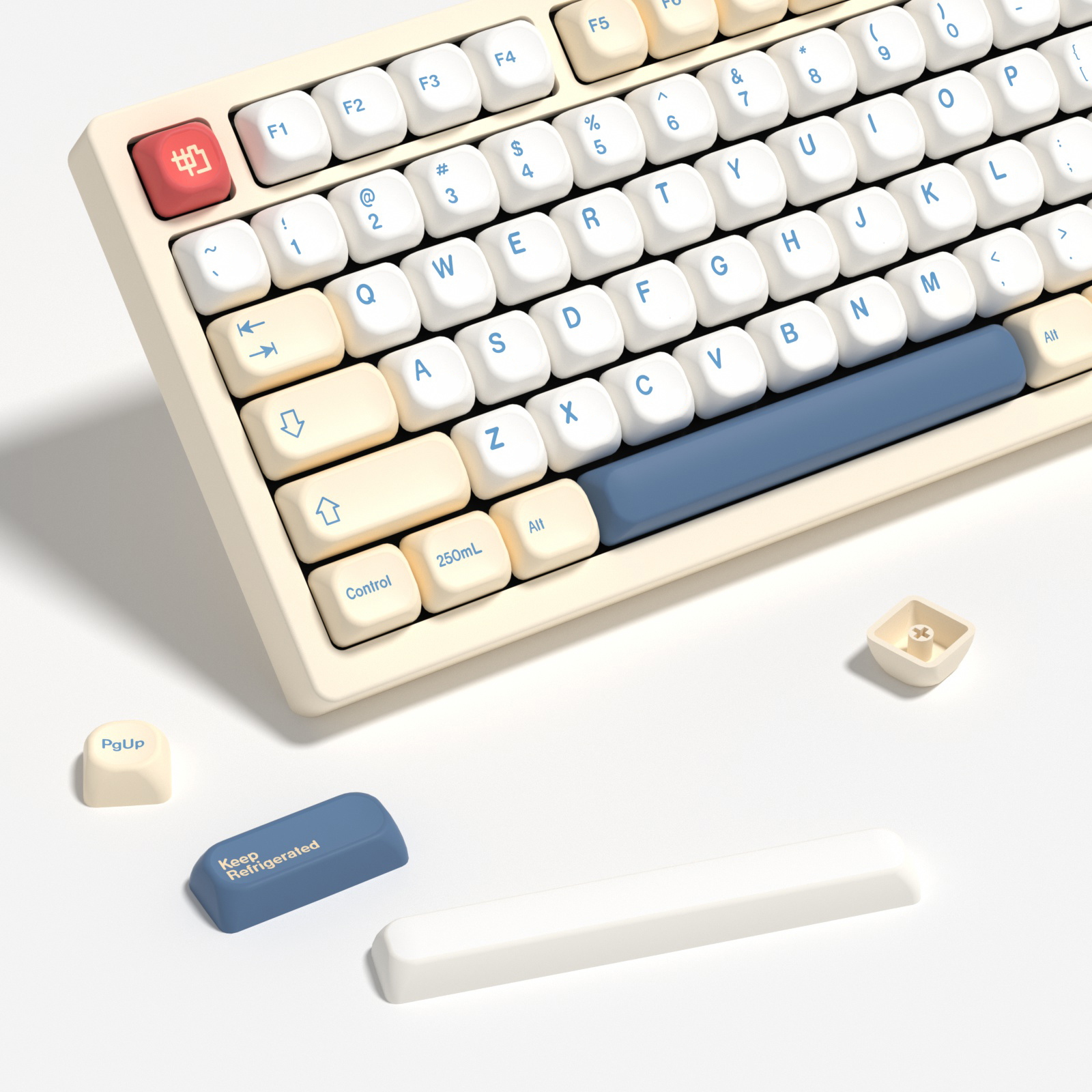 KBDiy GMK Soymilk Keycaps Retr - Gaming Keyboard No Number Pad のレビューと価格