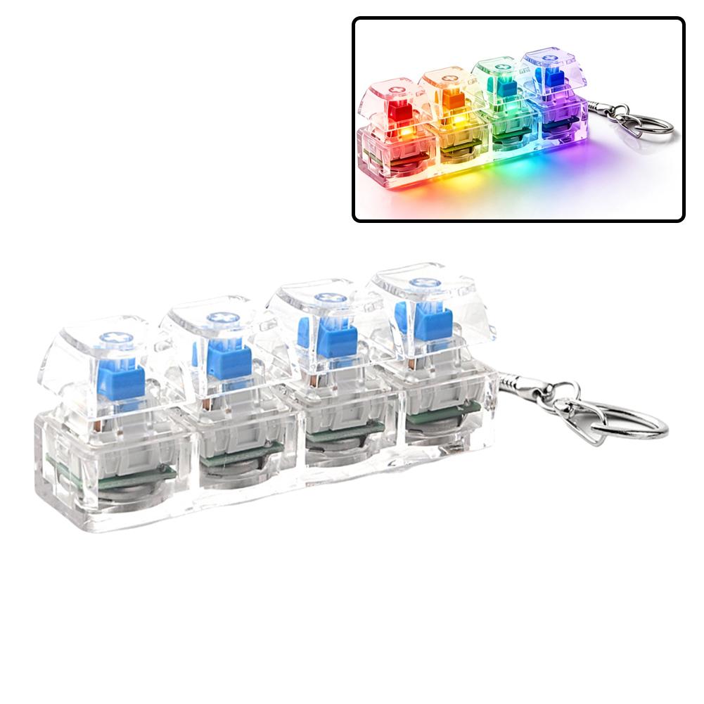 LED Light Up Fidget Keychain,  - Mechanical Switch Tester のレビューと価格