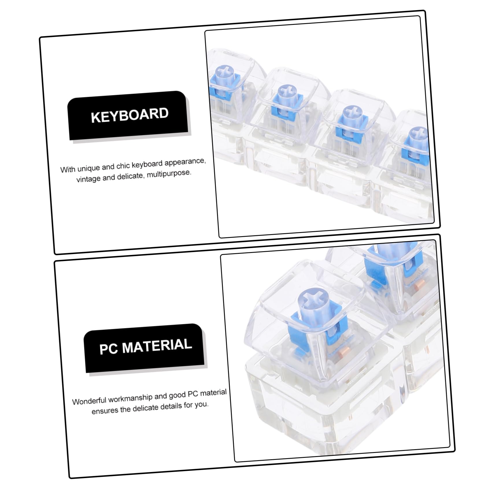 LED Light Up Fidget Keychain,  - Mechanical Switch Tester のレビューと価格