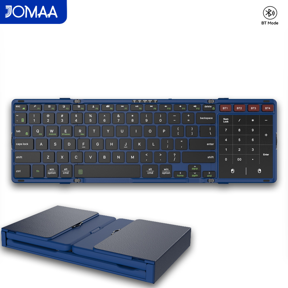 JOMAA Foldable Bluetooth Keybo - Gaming Keyboard No Number Pad のレビューと価格