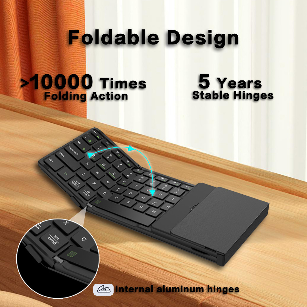 JOMAA Foldable Bluetooth Keybo - Gaming Keyboard No Number Pad のレビューと価格