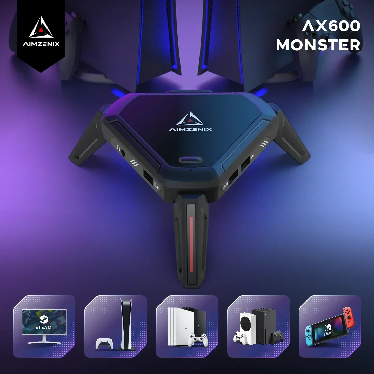 AIMZENIX AX600 MONSTER Pro Key - Gaming Keyboard And Mouse For Xbox のレビューと価格