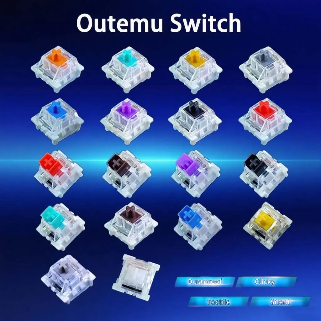 Outemu Switches Mechanical Key - Keyboard Gaming Blue Switch のレビューと価格