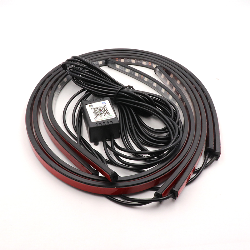 Niscarda 4PCS 12V IP65 App Con - Rgb Underglow Strip のレビューと価格