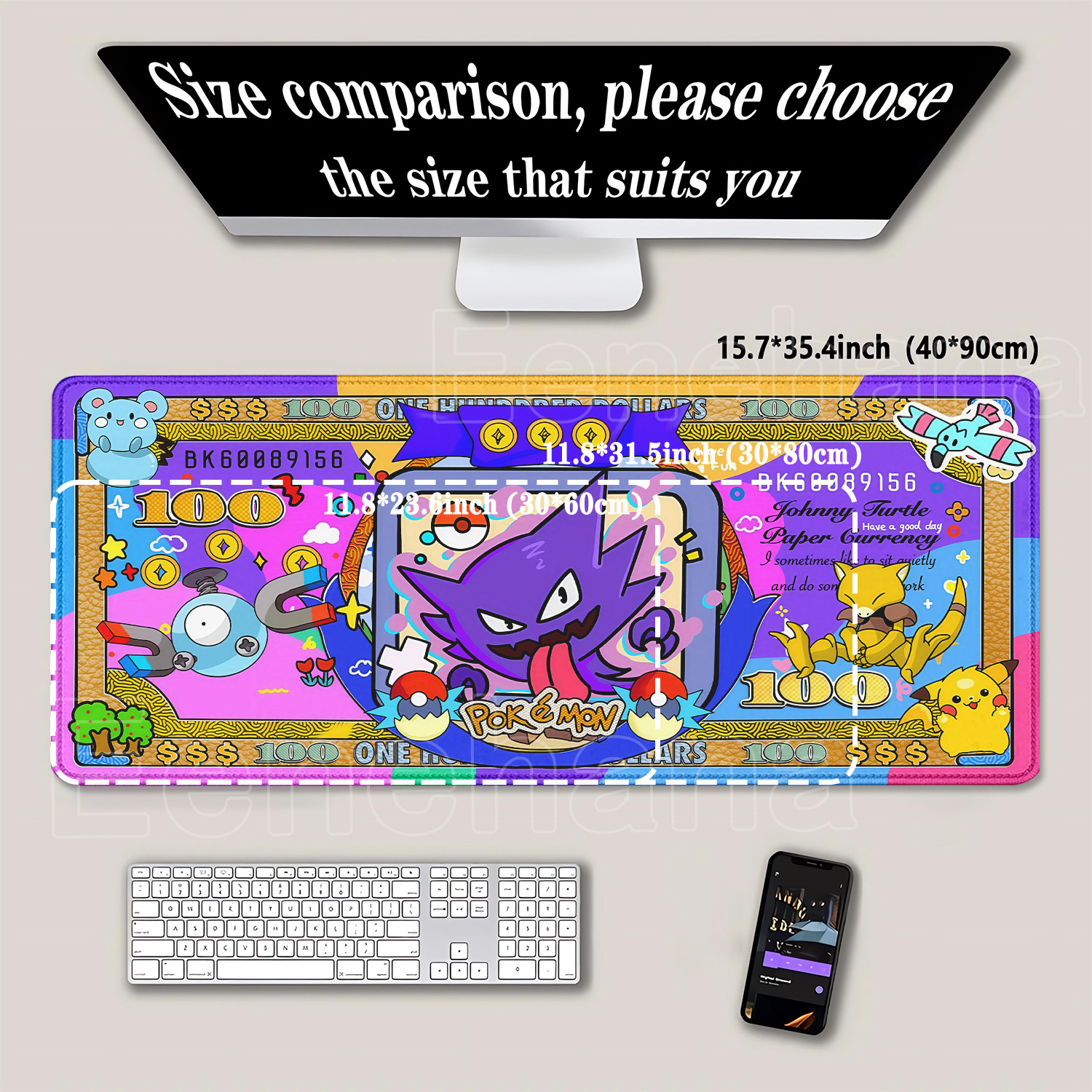 Pokemon banknotes Kawaii Anime - Gaming Keyboard Typewriter のレビューと価格