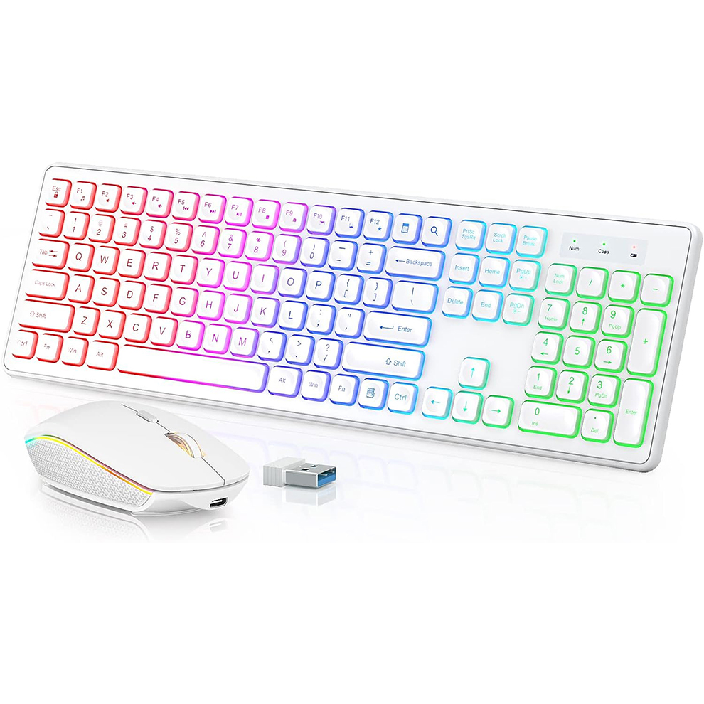 Backlit Wireless Keyboard and  - Gaming Keyboard And Mouse Combo のレビューと価格