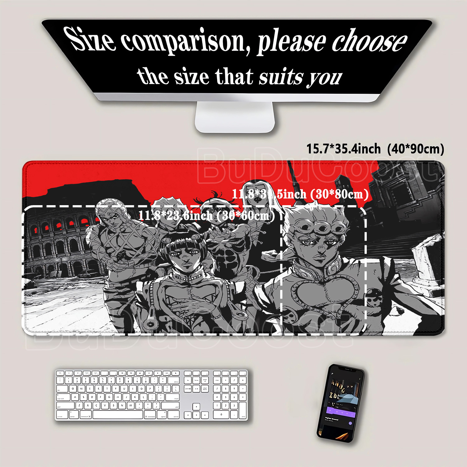 Anime Jojo Bizarre Adventure M - Gaming Keyboard Typewriter のレビューと価格