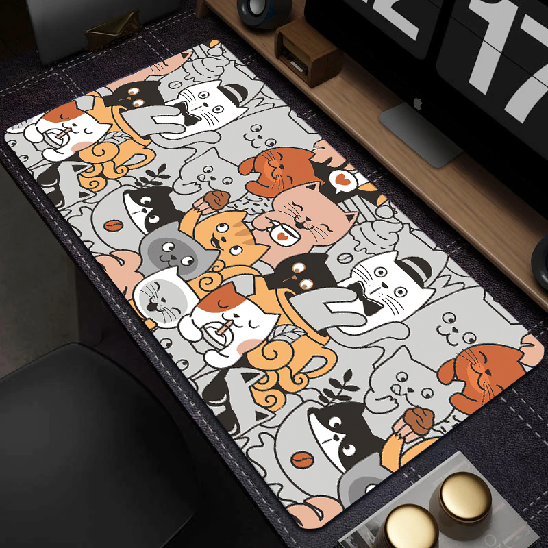 Cute Cat Mouse Pad Gaming Mous - Gaming Keyboard And Mouse のレビューと価格