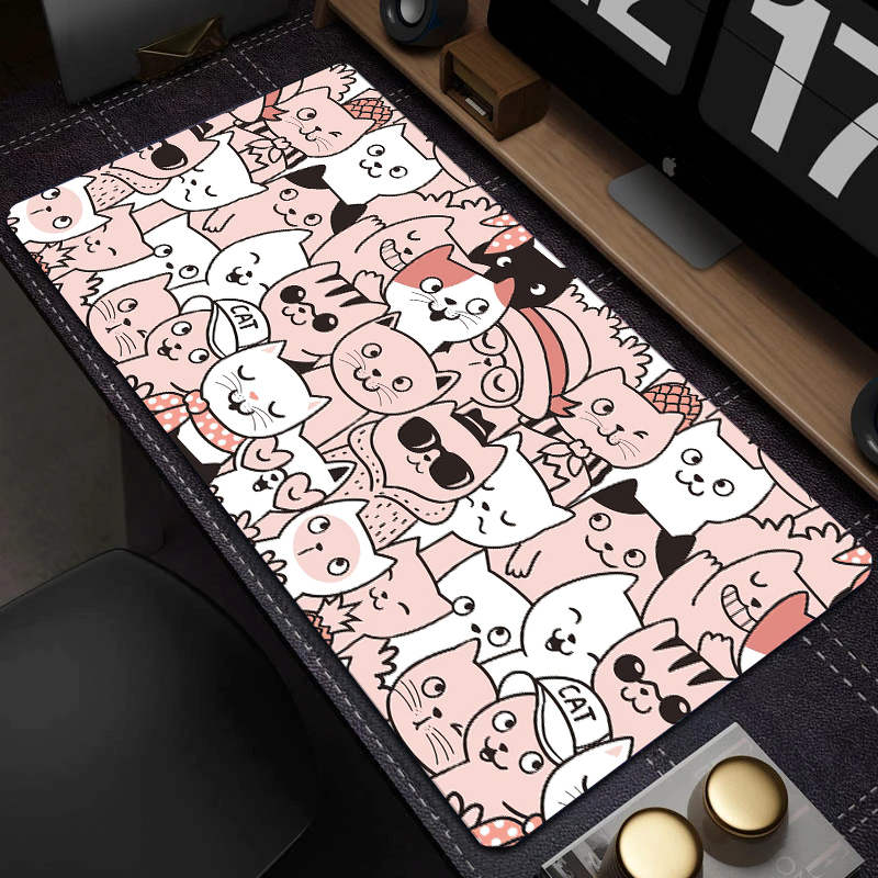 Cute Cat Mouse Pad Gaming Mous - Gaming Keyboard And Mouse のレビューと価格