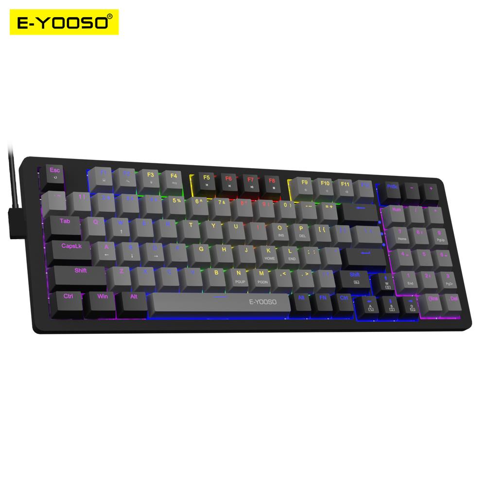 E-YOOSO Z94 USB Mechanical Gam - Gaming Keyboard Bundle のレビューと価格