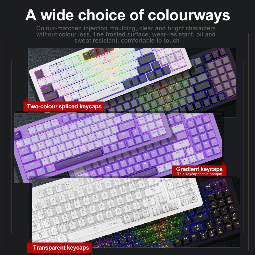 E-YOOSO Z94 USB Mechanical Gam - Gaming Keyboard Bundle のレビューと価格